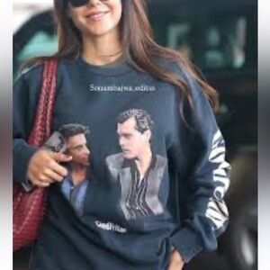 Goodfellas Shoe Palace Pullover Black Long Sleeve Crew Sweatshirt Men's Medium